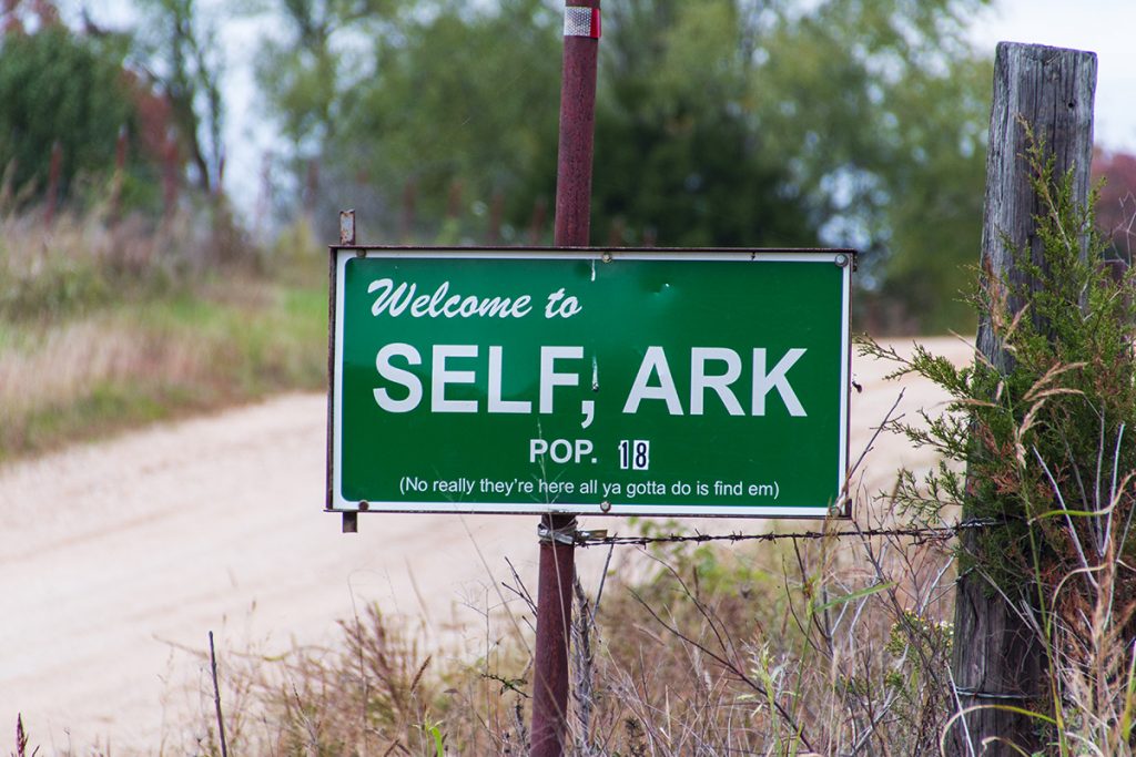 Self City Sign
