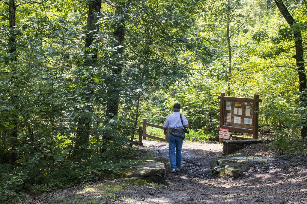 Gary at the Pedestal Rocks  trailhead