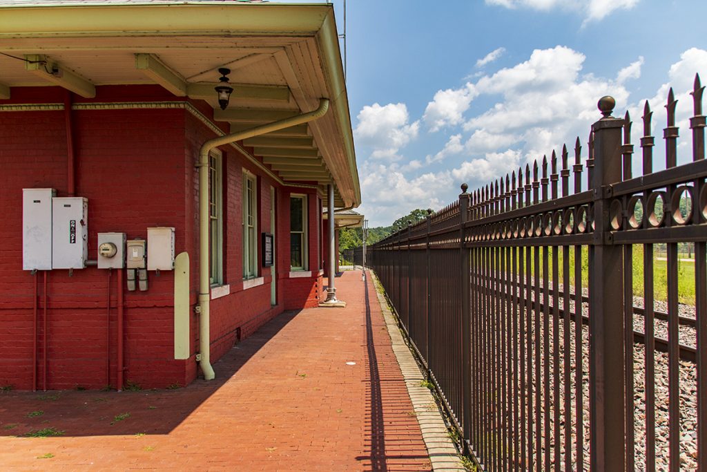 Train Station and Museum track side