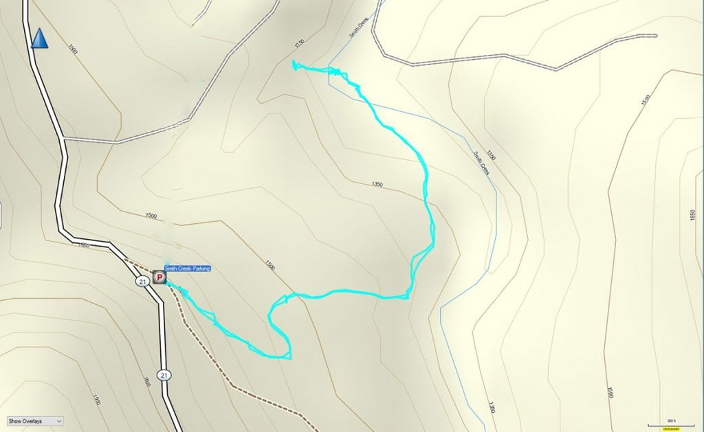 Elise Falls GPS Track