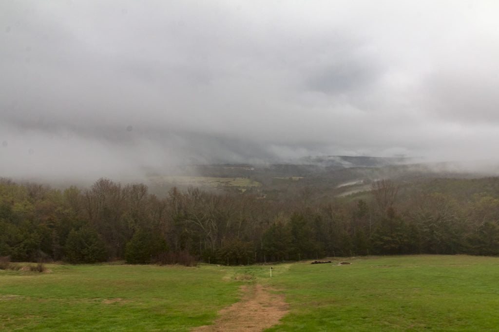 storm chase low clouds