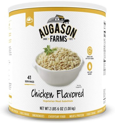 Auguson Farms chicken flavored meat substitute 1