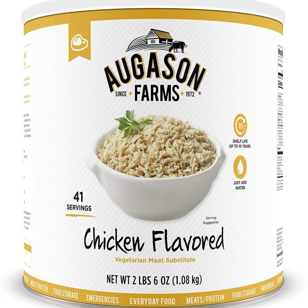 Auguson Farms chicken flavored meat substitute 1