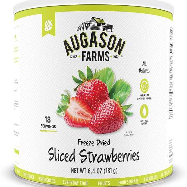 Auguson Farms sliced strawberries 1