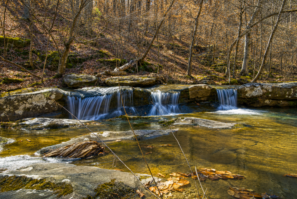 Above Compton's Double Falls