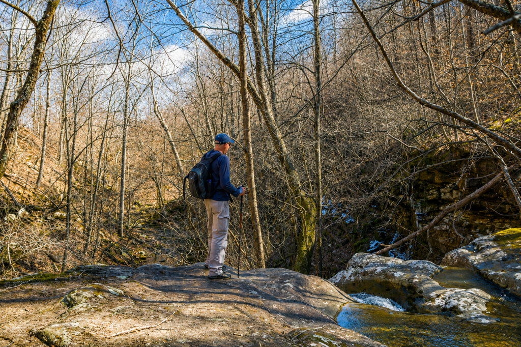 Top of Compton's Double Falls