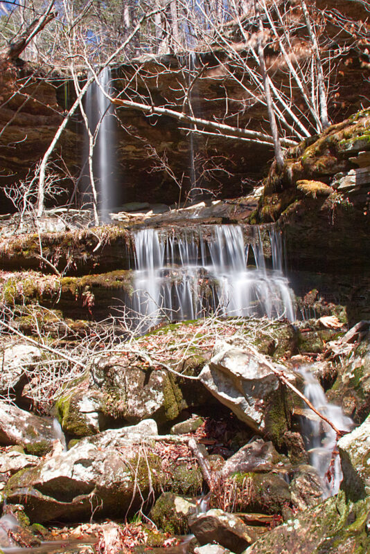 Dismal Creek Special Interest Area Bluff Shelter Falls