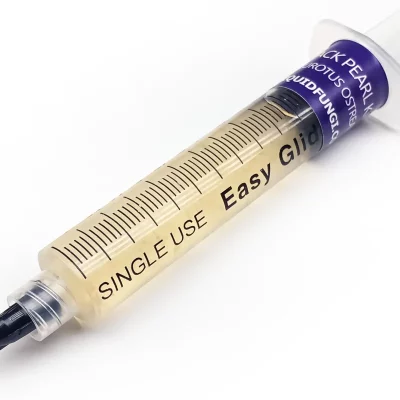 Black Pearl King Oyster Liquid Culture syringe