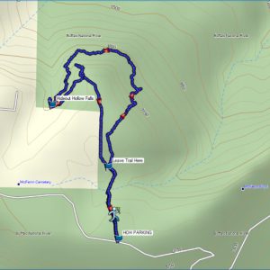 Hideout Hollow Trail Map