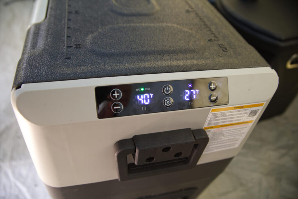 Temp setting on the Vevor 48 qt