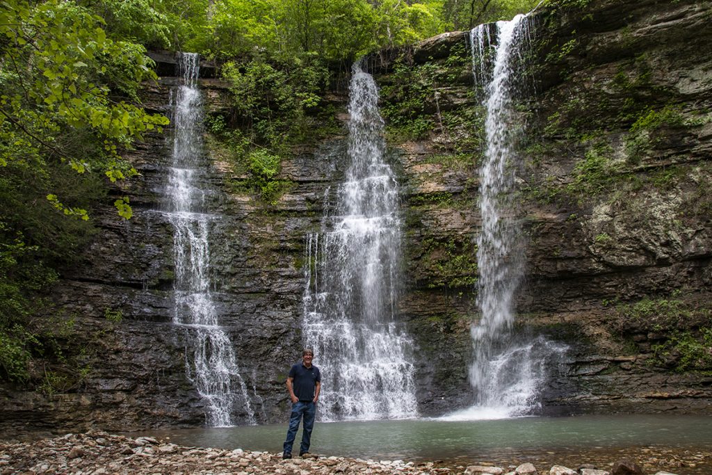 Bill at the falls