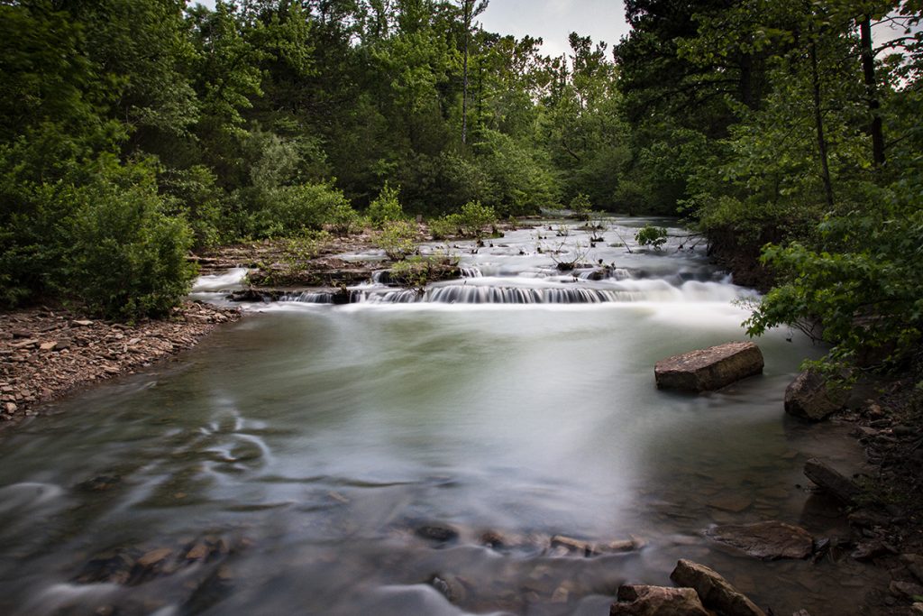 Above Falling Water Falls