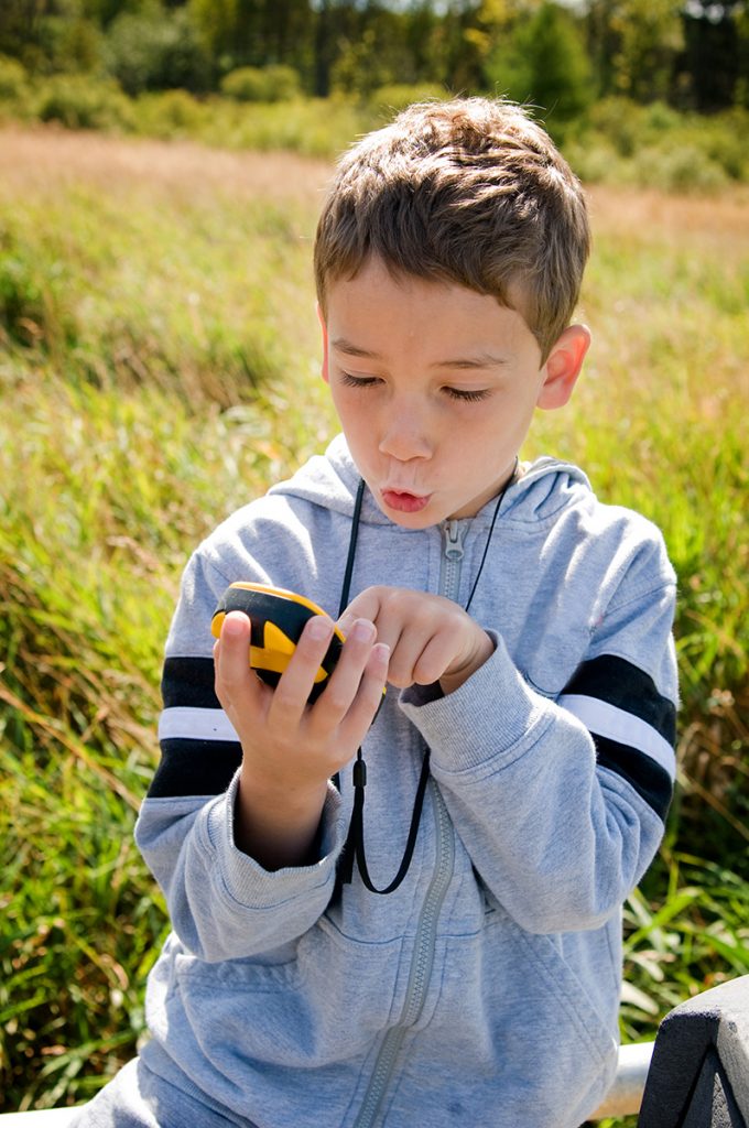 child geocaching