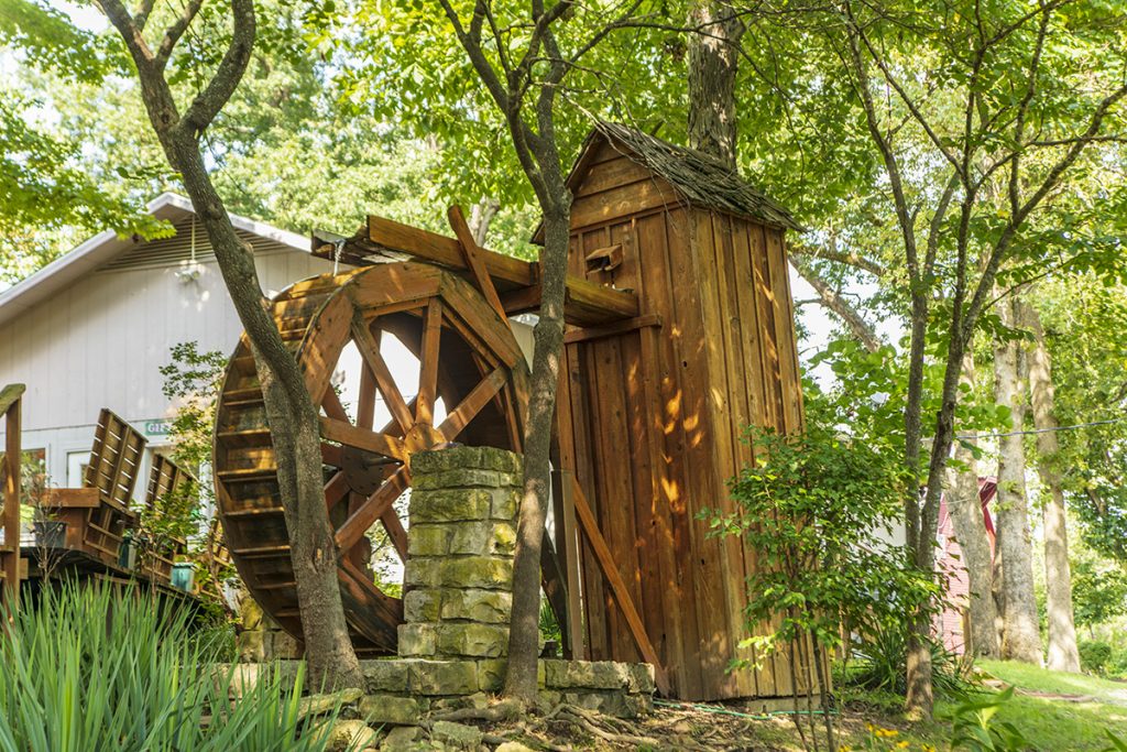 Water Wheel Blue Spring Heritage Center