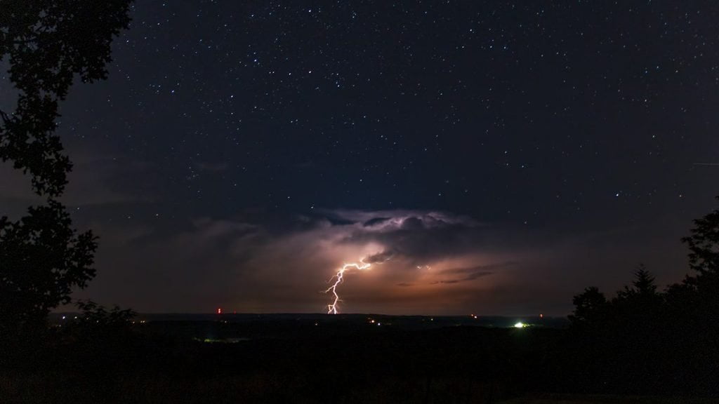 night lightning