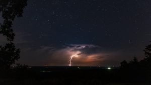 night lightning