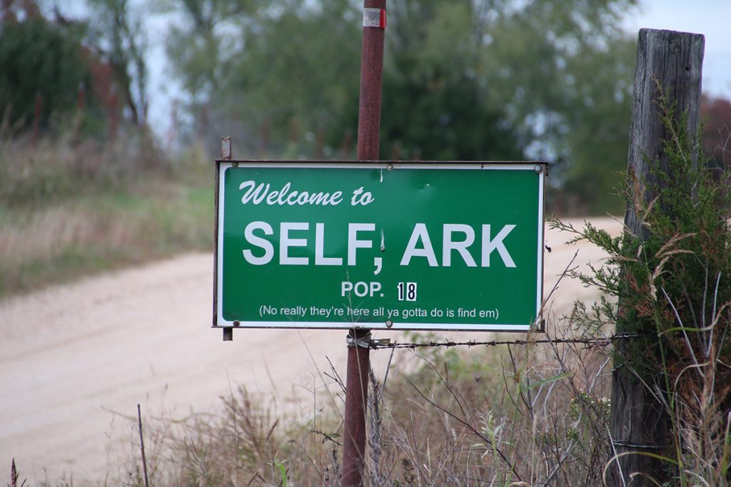 self arkansas sign
