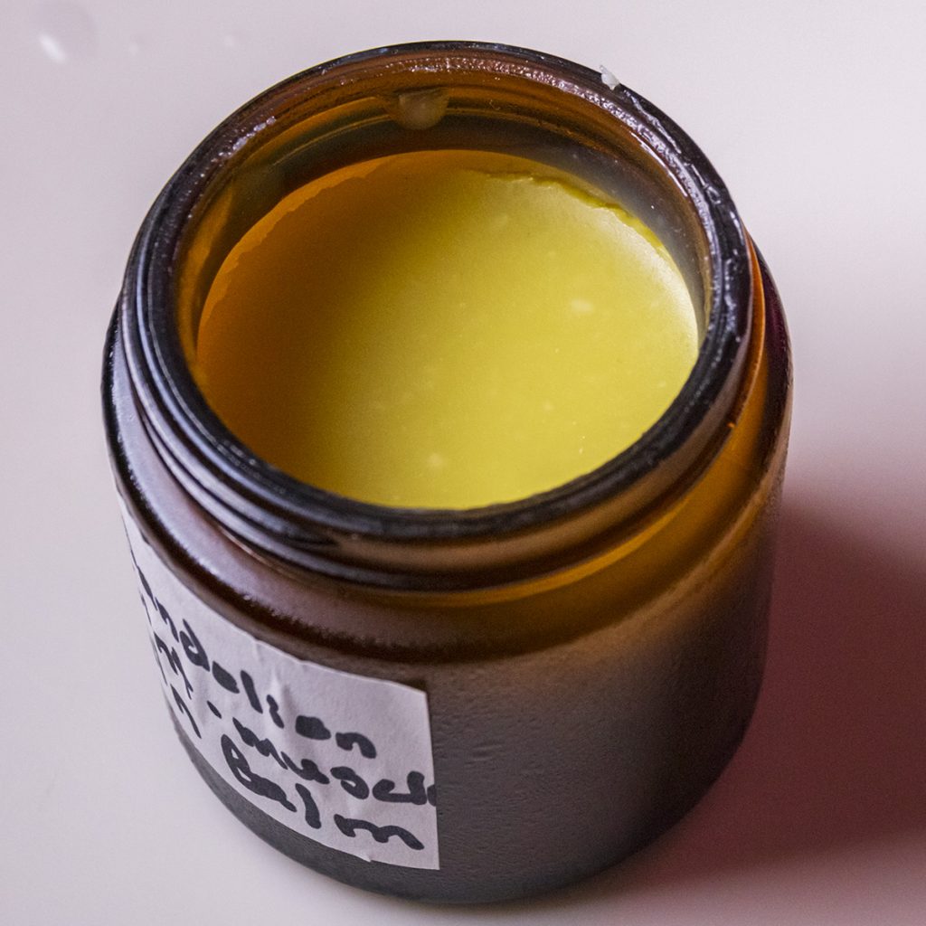 dandelion muscle balm