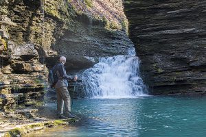 Slot Pool Falls in bear creek canyon