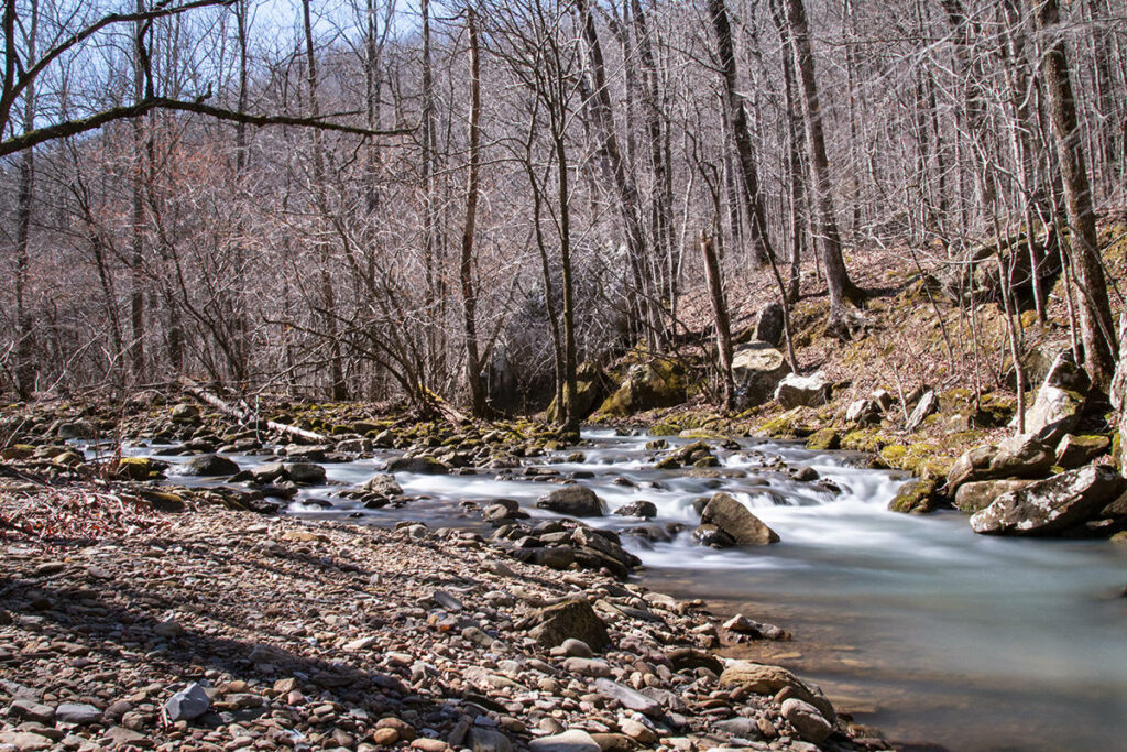 Big Creek And Wolf Creek Converge