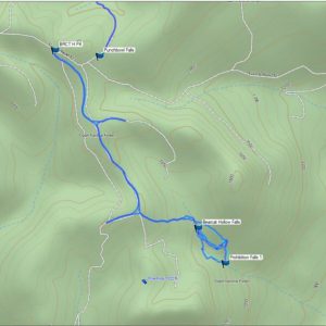 Bearcat Hollow Falls Trail GPS file